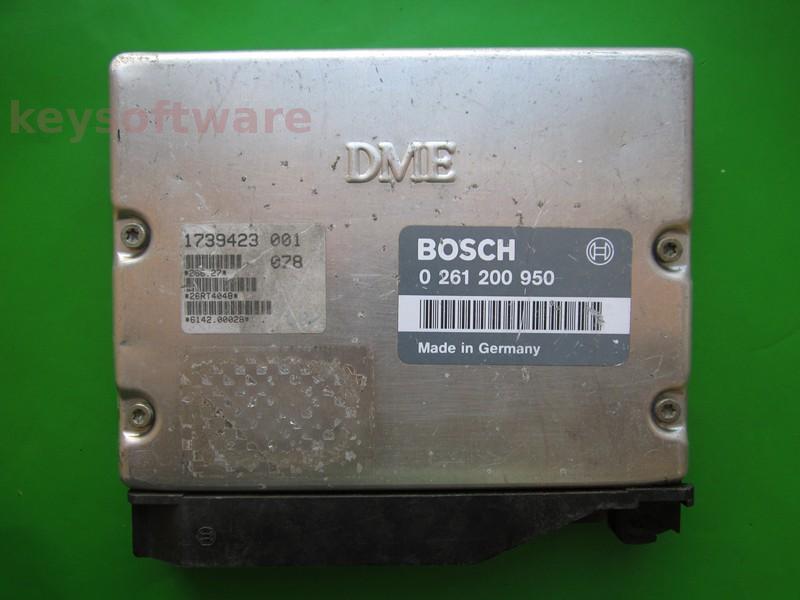 ECU Bmw 318 1739423 0261200950 M1.7 E36