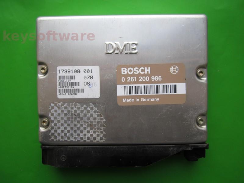 ECU Bmw 518 1739108 0261200986 M1.7 E34