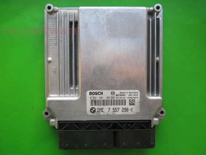 ECU Bmw 320 DME7557290 0261201106 MEV9.2