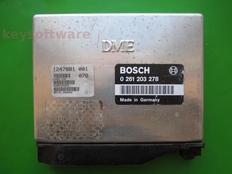 ECU Bmw 318 1247881 0261203278 M1.7.2 E36