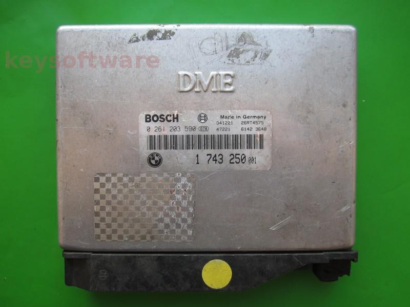 ECU Bmw 318 1743250 0261203590 M1.7.2 E36