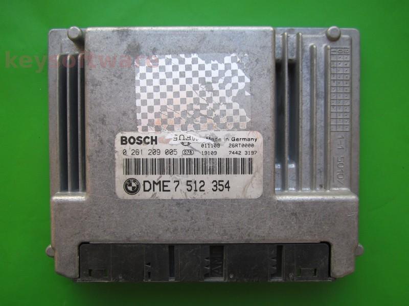 ECU Bmw 318 DME7512354 0261209005 ME9.2 E46 + }
