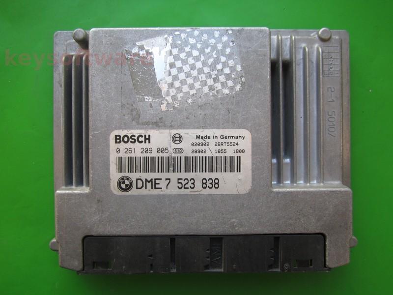ECU Bmw 318 DME7523838 0261209005 ME9.2 E46