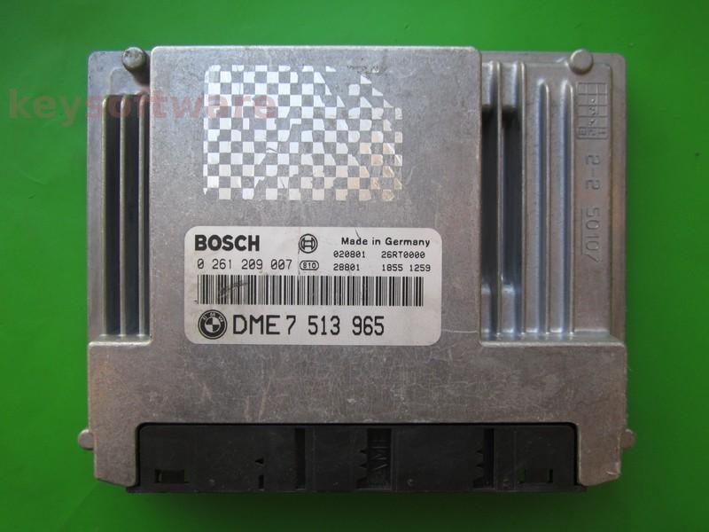 ECU Bmw 318 DME7513965 0261209007 ME9.2 E46 } +