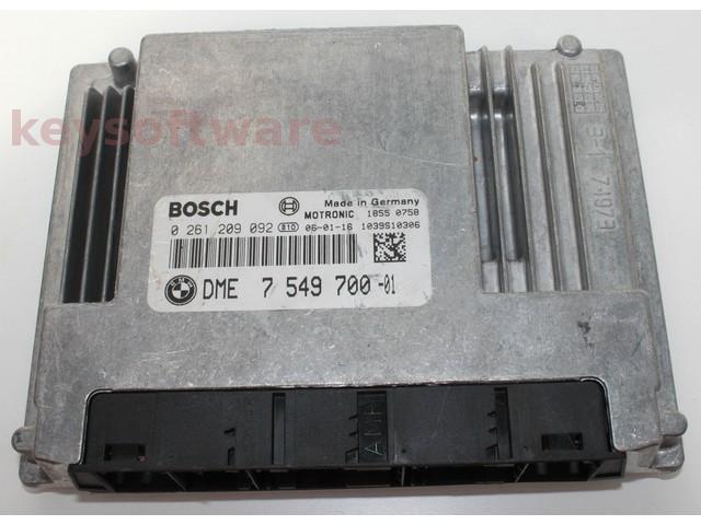 ECU Bmw 650 DME7549700 0261209092 ME9.2.2 {