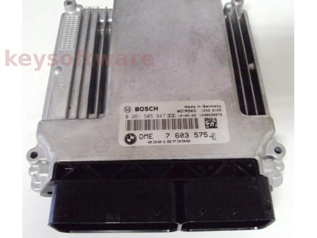 ECU Bmw 320 DME7603575 0261S05947 MEV17.2.1 E90 {