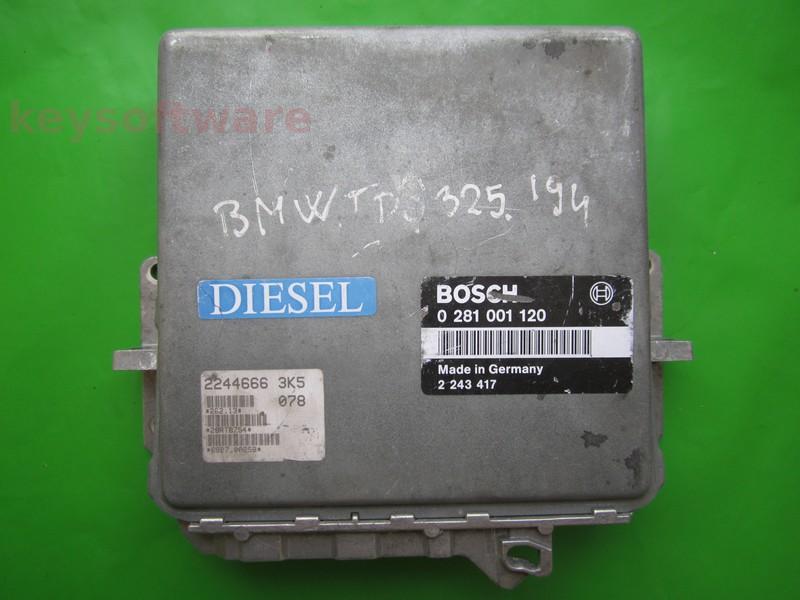 ECU Bmw 325TDS 2243417 0281001120 EDC1.2.3 E60/E61
