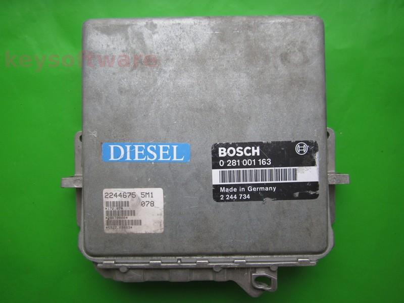 ECU Bmw 525TDS 2244734 0281001163 MSA6 E34
