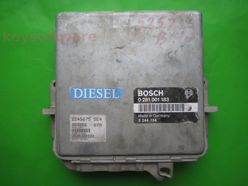 ECU Bmw 525TDS 2244734 0281001183 MSA6 E34