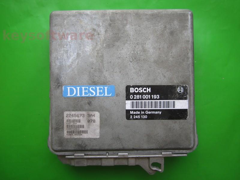 ECU Bmw 325TDS 2245130 0281001193 MSA6 E36