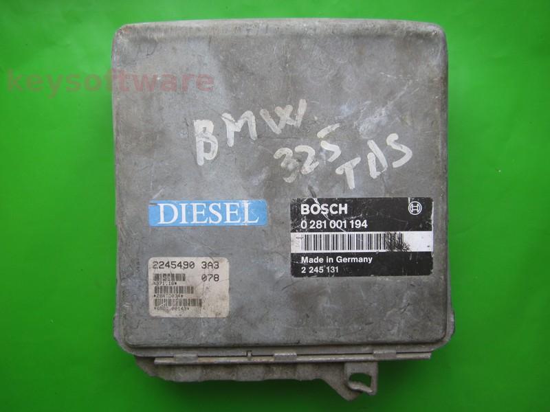 ECU Bmw 325TDS 2245131 0281001194 MSA6 E36