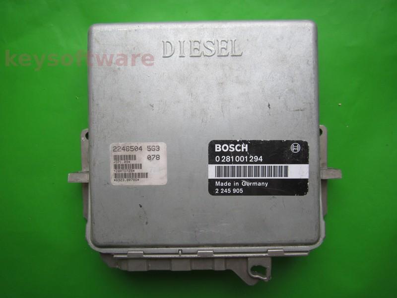 ECU Bmw 525TDS 2245905 0281001294 MSA11 E36