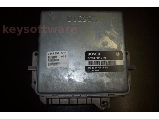 ECU Bmw 525TDS 0045908 0281001299 EDC1.3.1 E34 {