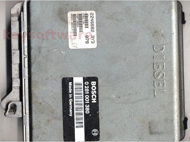 ECU Bmw 325TDS 2246682 0281001380 MSA11 E36