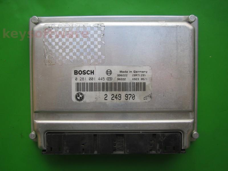 ECU Bmw 320D 2249970 0281001445 EDC15M6 E46