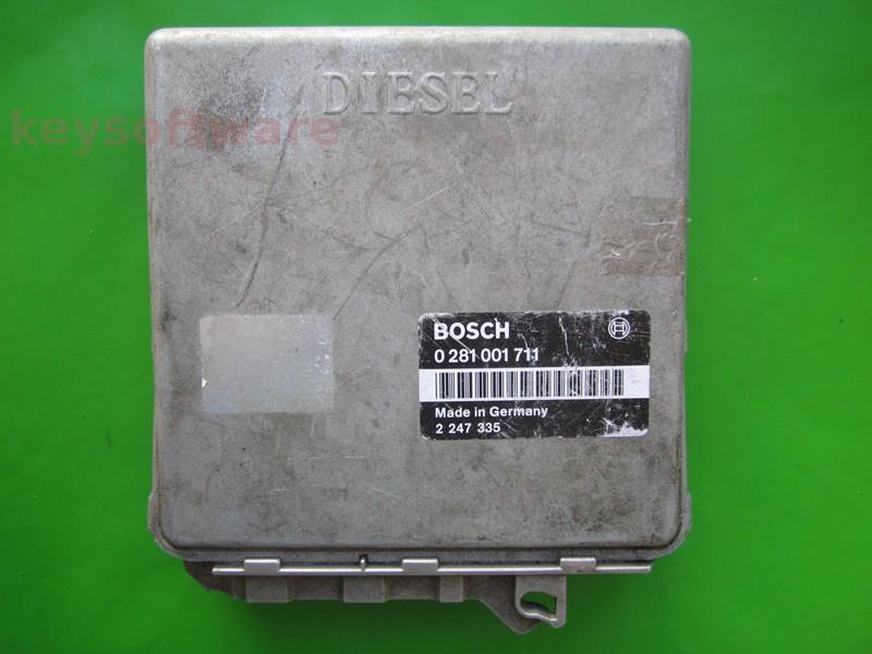 ECU Bmw 318TDS 2247335 0281001711 EDC1.3.1 E36