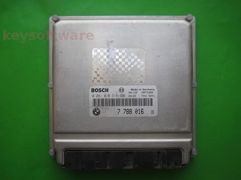 ECU Bmw 330D 7788016 0281010314 EDC15C4 E46