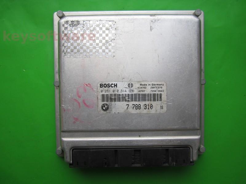 ECU Bmw 530D 7788310 0281010314 EDC15C4 E39