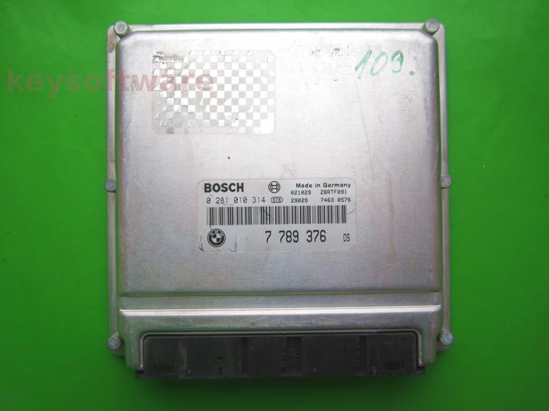 ECU Bmw 525D 7789376 0281010314 EDC15C4 E39 }