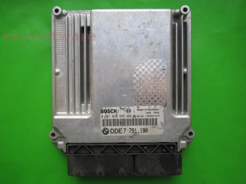 ECU Bmw 320D DDE7791190 0281010565 EDC16C1 E46