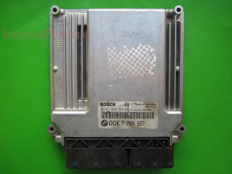 ECU Bmw 320D DDE7789327 0281010565 EDC16C1 E46