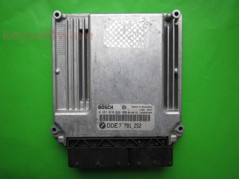 ECU Bmw 730D DDE7791252 0281010898 EDC16C1 E65
