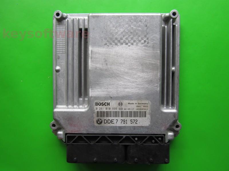 ECU Bmw 740D DDE7791572 0281010899 EDC16C1 E65/E66