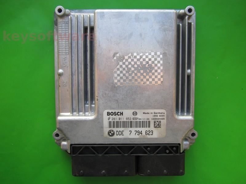 ECU Bmw 318D DDE7794623 0281011653 EDC16C1 E46