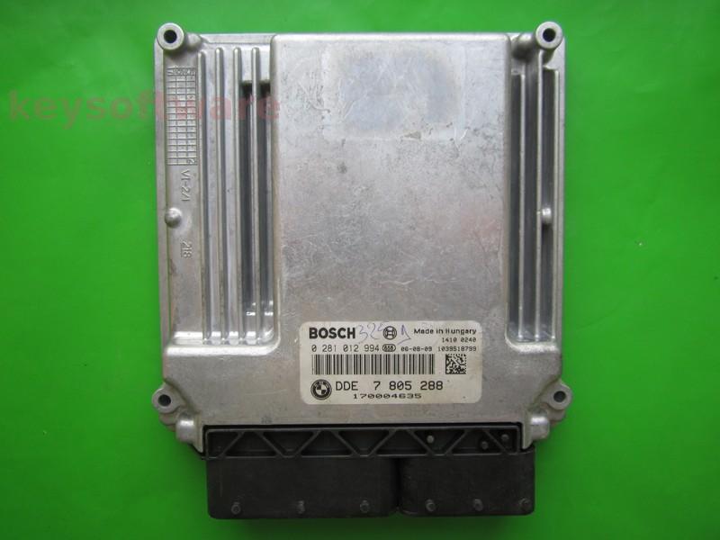 ECU Bmw 325D DDE7805288 0281012994 EDC16C35 E90 }