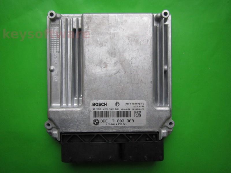 ECU Bmw 730D DDE7803369 0281013500 EDC16CP35 E65 }