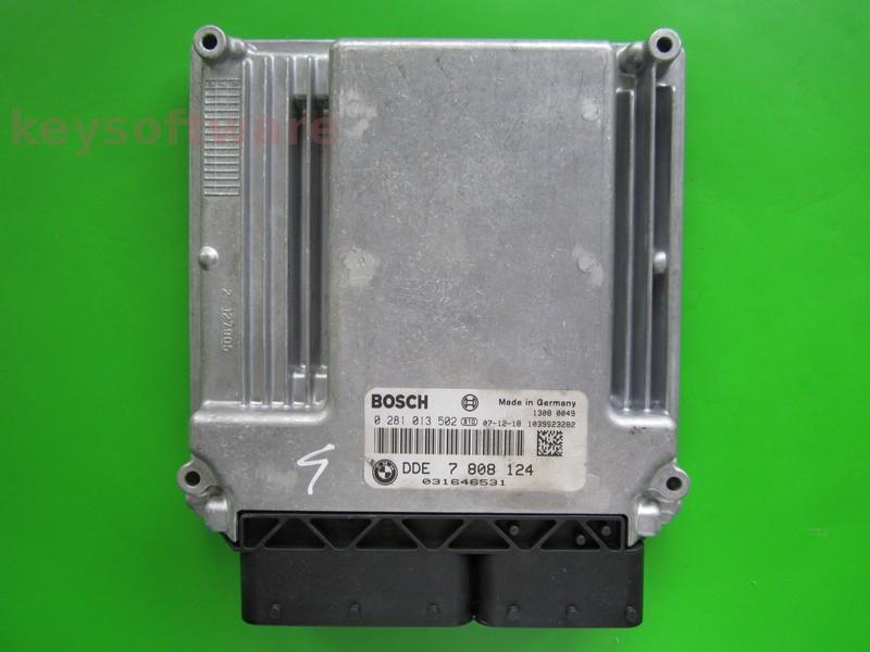 ECU Bmw 318D DDE7808124 0281013502 EDC16C35-2.12 E90