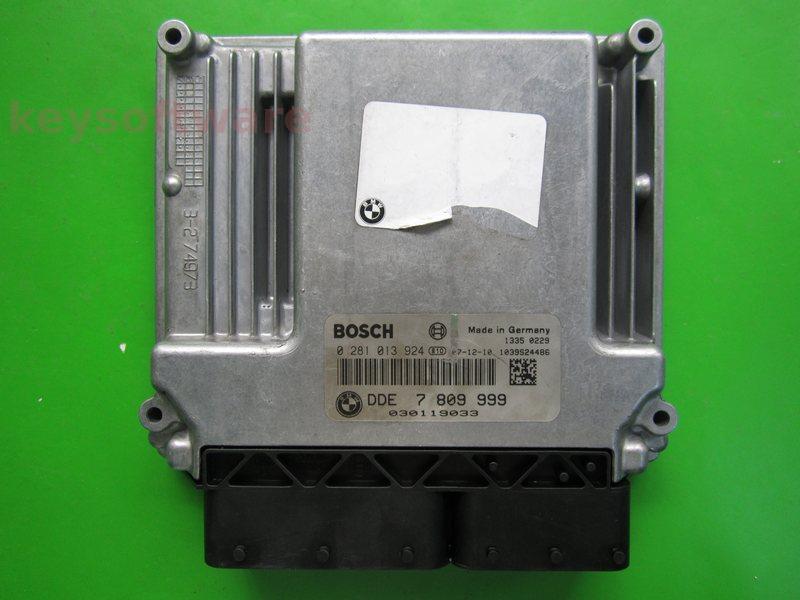 ECU Bmw X3 2.0D DDE7809999 0281013924 EDC17CP02 E83 {