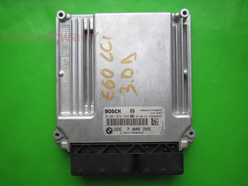ECU Bmw 530D DDE7808205 0281014544 EDC16CP35 }