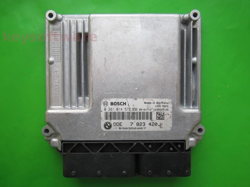 ECU Bmw 320D DDE7823420 0281014572 EDC17CP02 E90