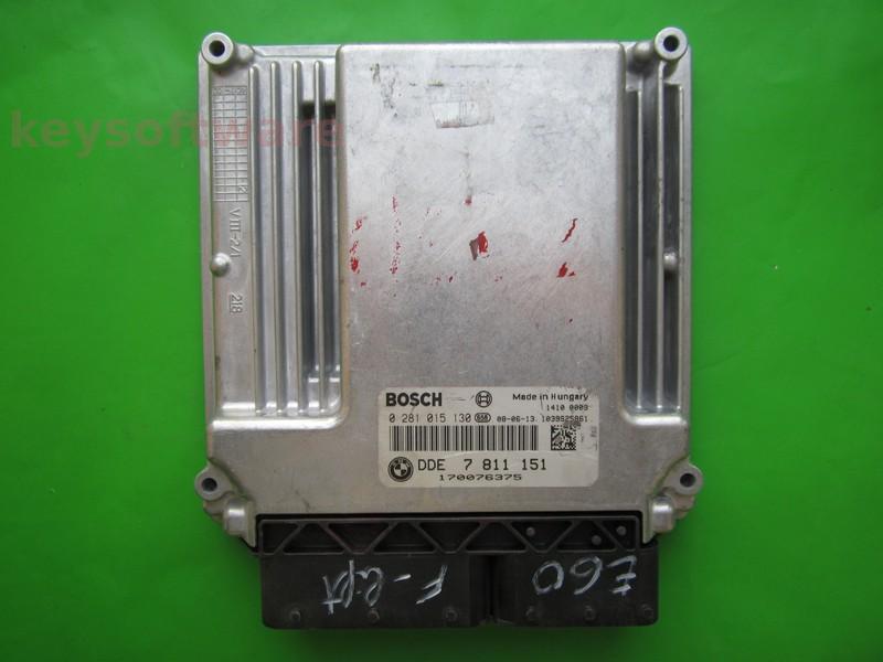 ECU Bmw 325D DDE7811151 0281015130 EDC16C35 E90 }
