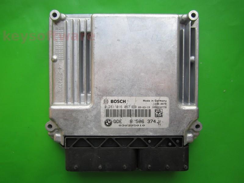 ECU Bmw 320D DDE8506374 0281016067 EDC17CP02 E90^