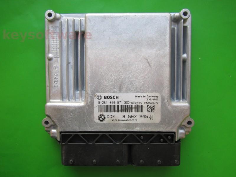ECU Bmw 123D DDE8507245 0281016071 EDC17CP02 E87