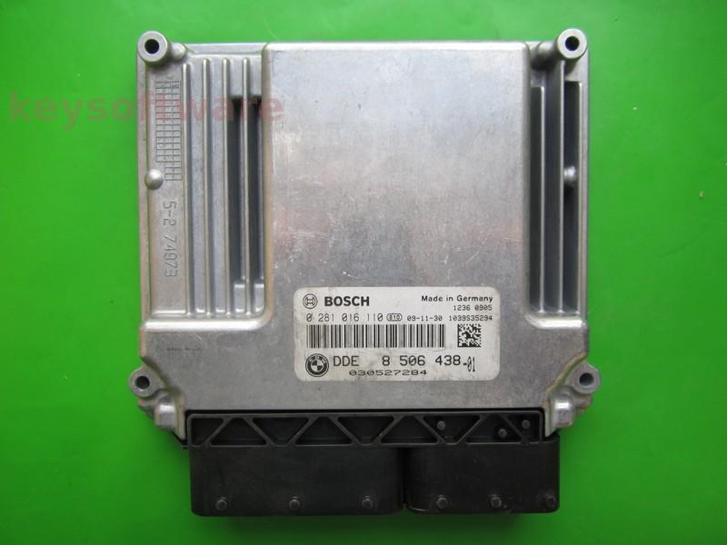 ECU Bmw 320D DDE8506438 0281016110 EDC17CP02 E90^