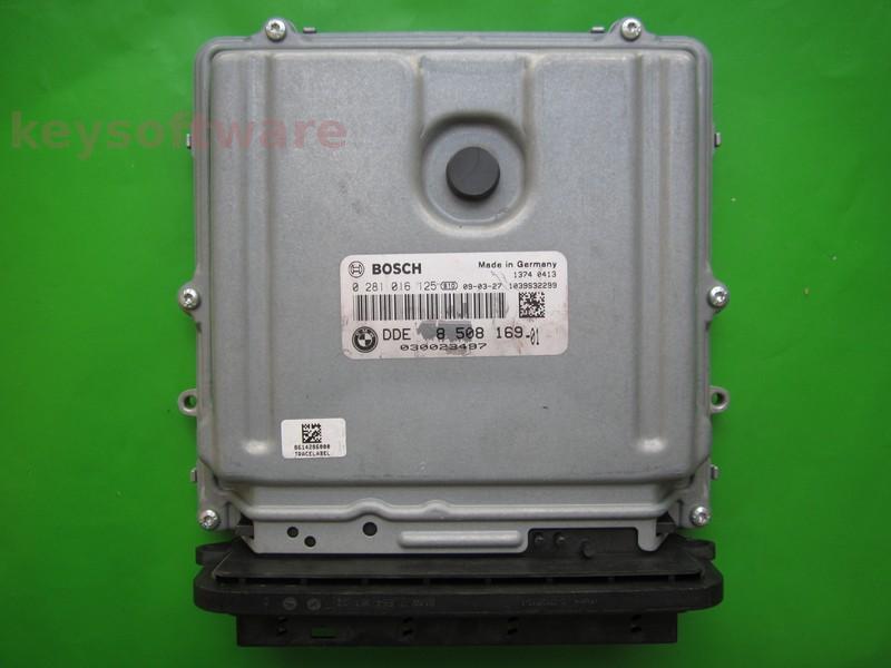 ECU Bmw 320D DDE8508169 0281016125 EDC17CP09 E90 +