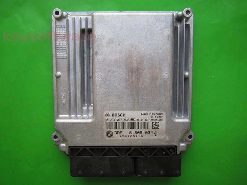 ECU Bmw 325D DDE8509034 0281016638 EDC16C35 E90 }