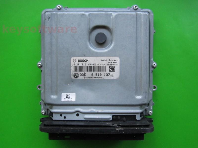 ECU Bmw 520D DDE8510137 0281016846 EDC17C41 F10