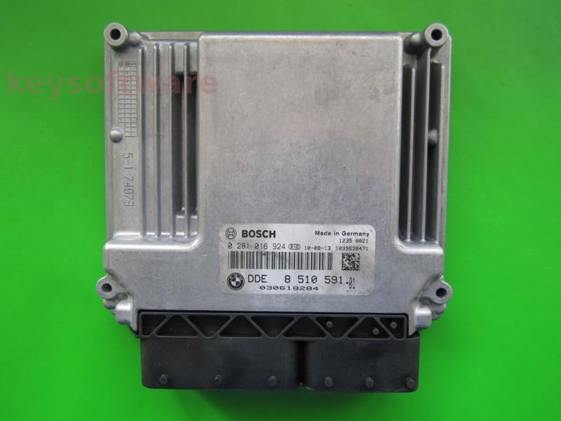 ECU Bmw 520D DDE8510591 0281016924 EDC17CP02 F10