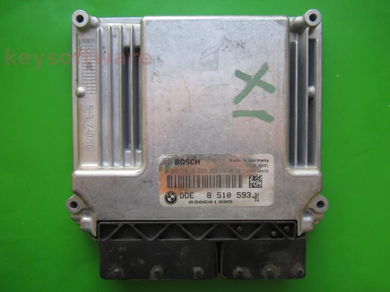 ECU Bmw 123D DDE8510593 0281016926 EDC17CP02 E87