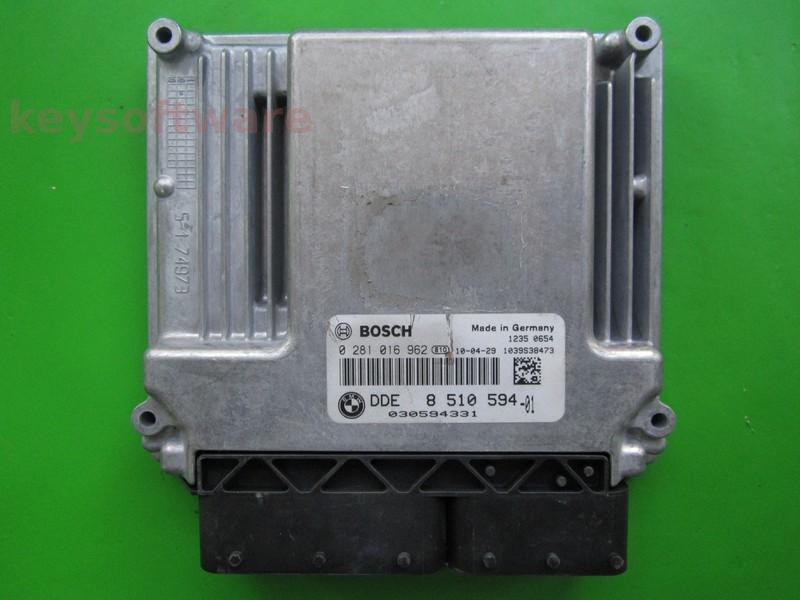 ECU Bmw X3 2.0D DDE8510594 0281016962 EDC17CP02 E83 {