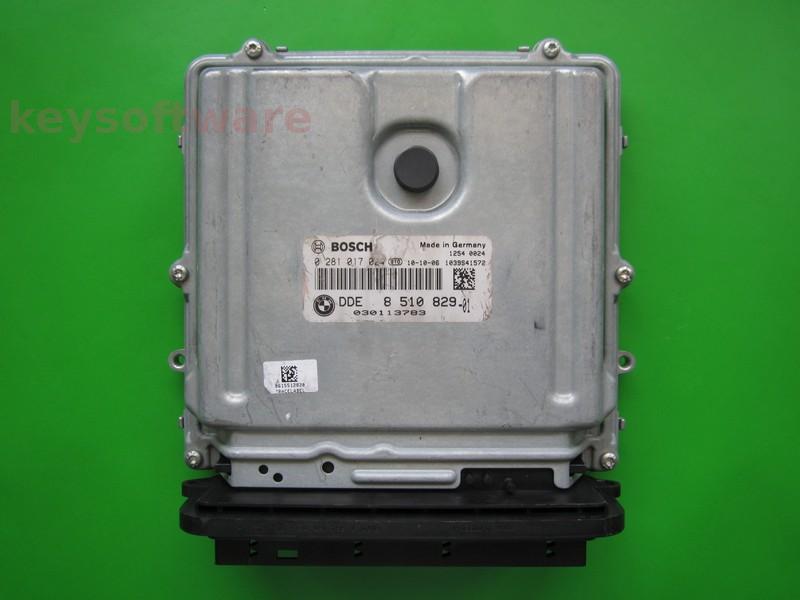 ECU Bmw 320D DDE8510829 0281017024 EDC17C41 E90
