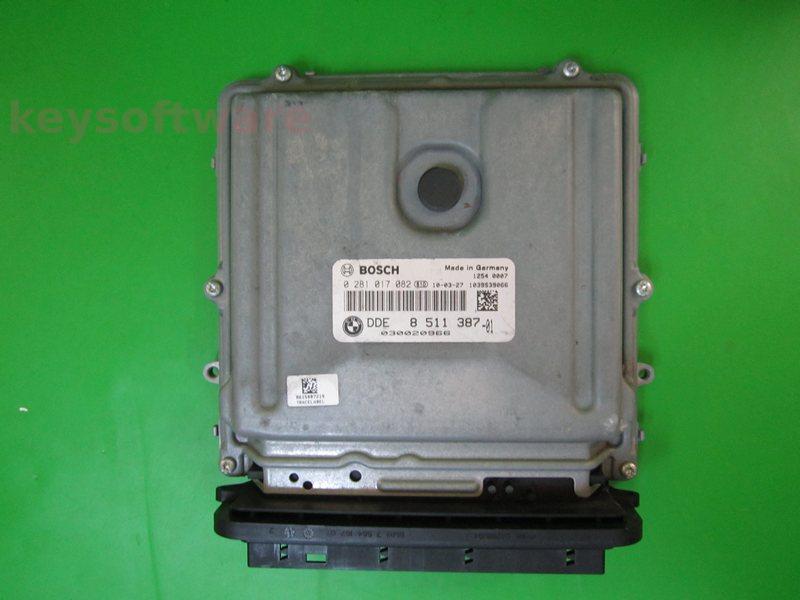 ECU BMW 730 DDE8511387 0281017082 EDC17CP45