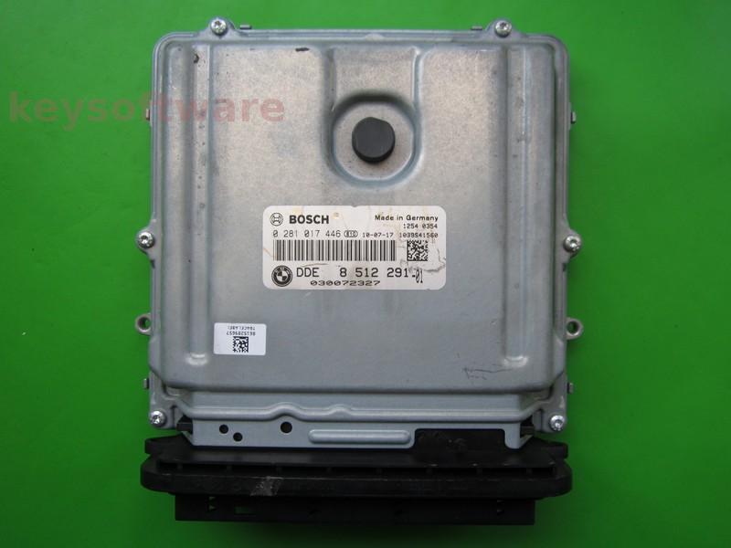 ECU Bmw 320D DDE8512291 0281017446 EDC17C41 E90