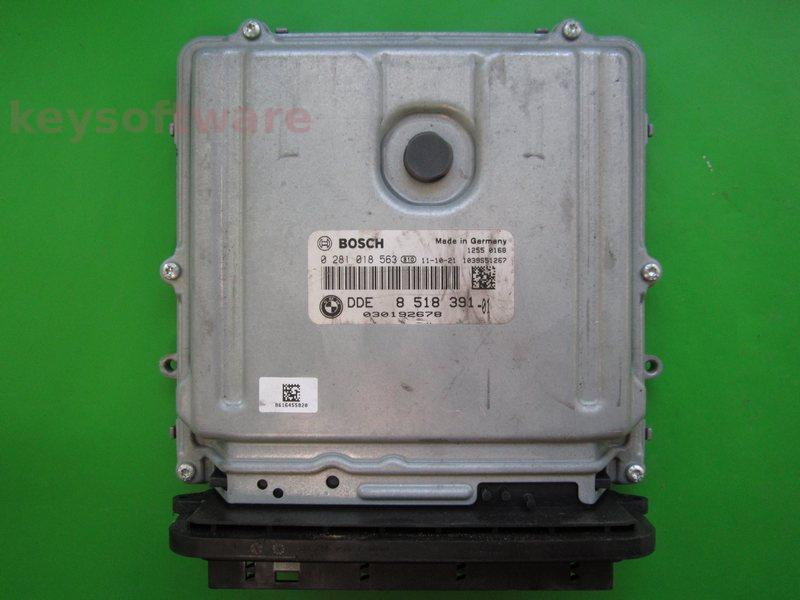 ECU Bmw 525D DDE8518391 0281018563 EDC17CP45 F11