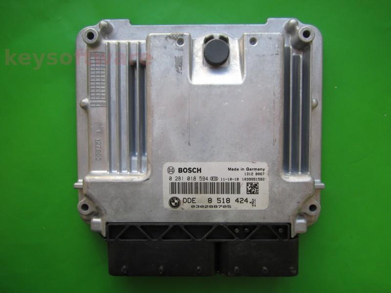 ECU Bmw 120D DDE8518424 0281018594 EDC17C50 F20