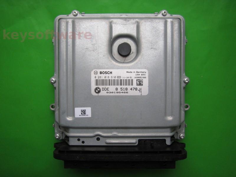 ECU Bmw 535D DDE8518478 0281018610 EDC17CP45 +